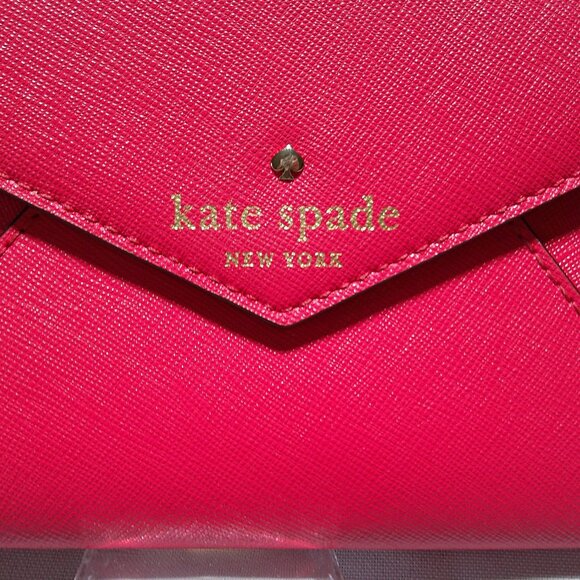 Kate Spade Envelope Wallet Minimalist Style Pink - Picture 8 of 8